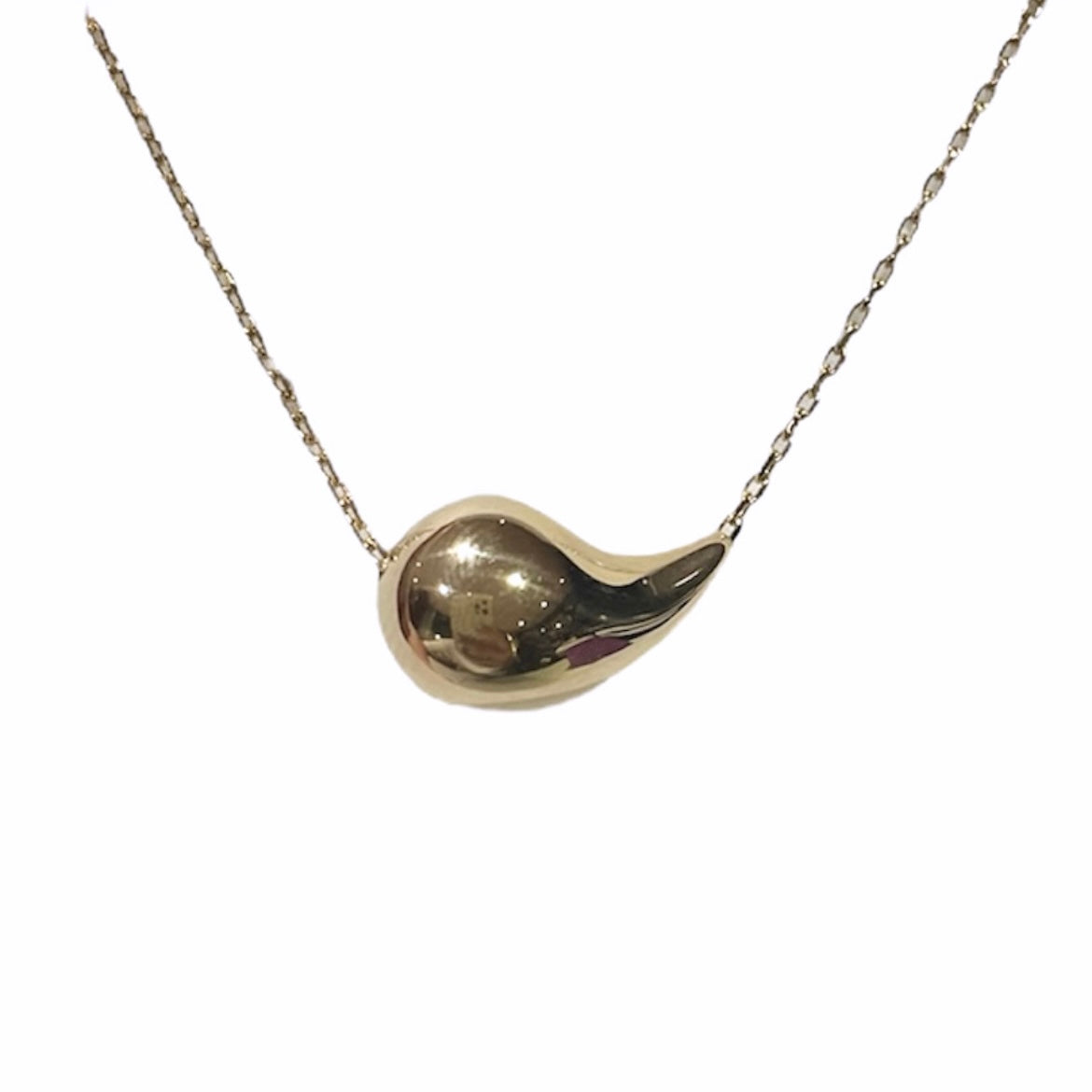 Gold drop necklace