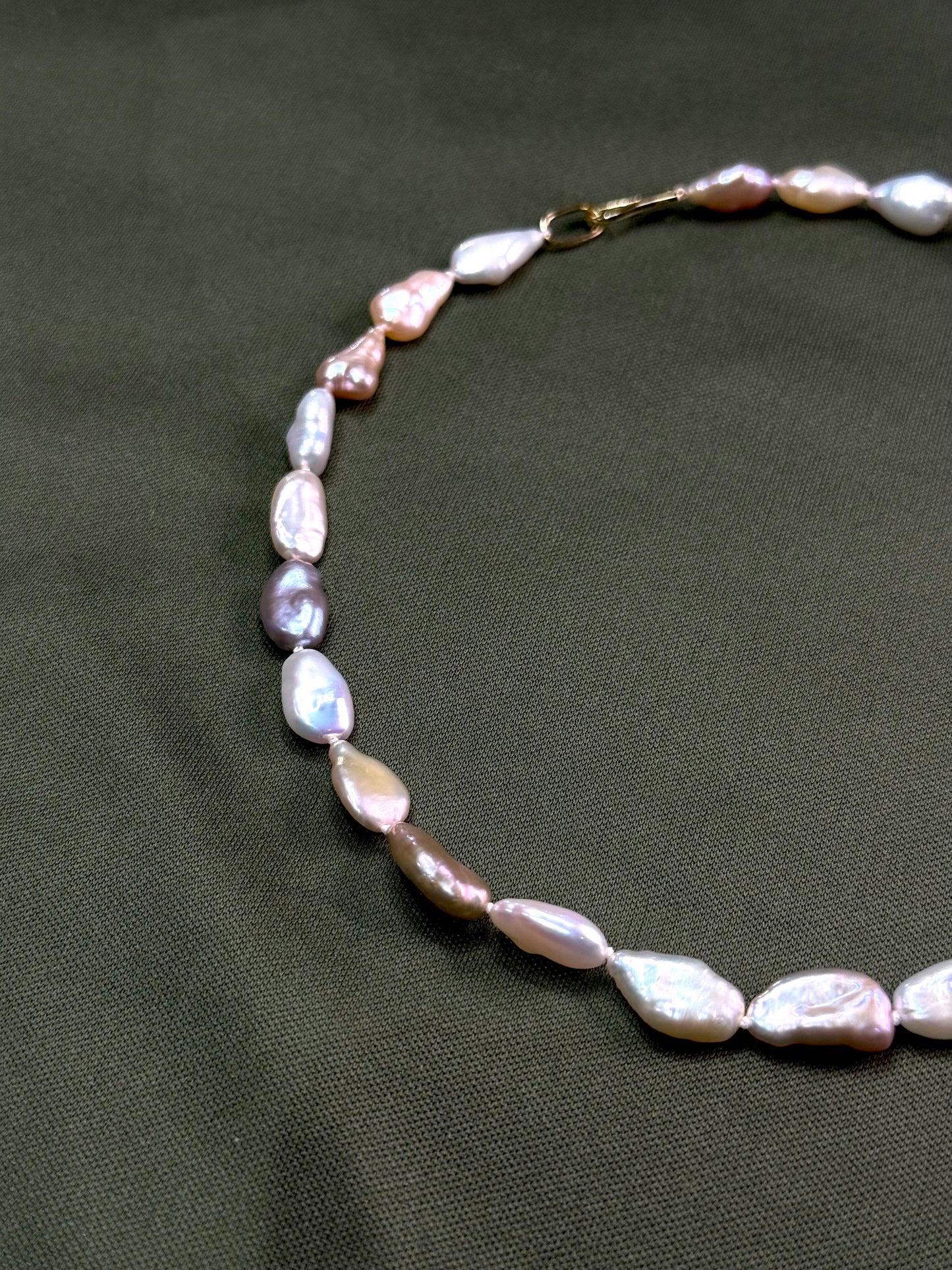 Collar Perlas de colores