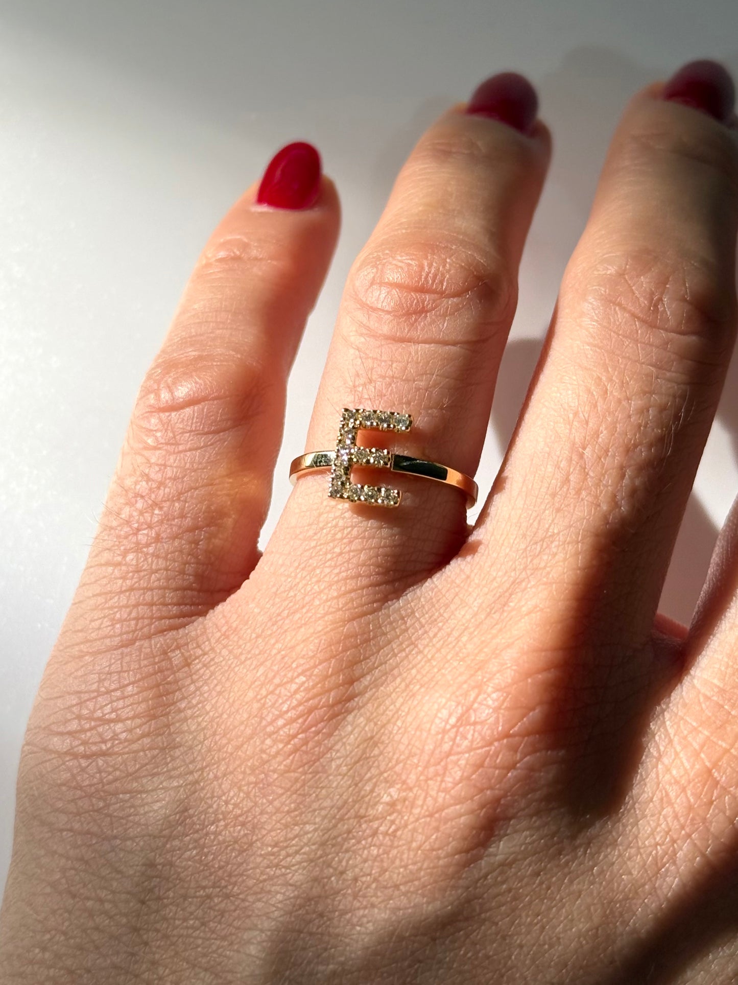 Anillo inicial (a elegir) con diamantes