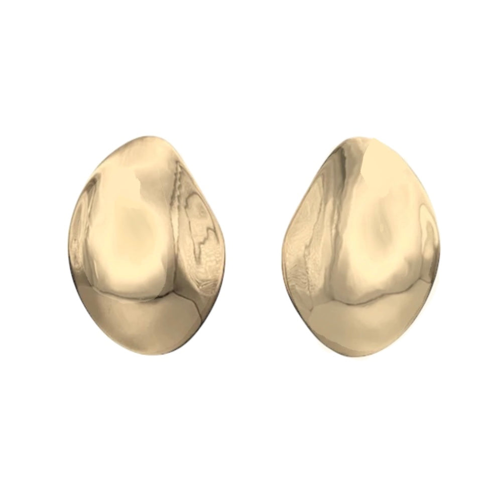 Aretes de pétalos grandes