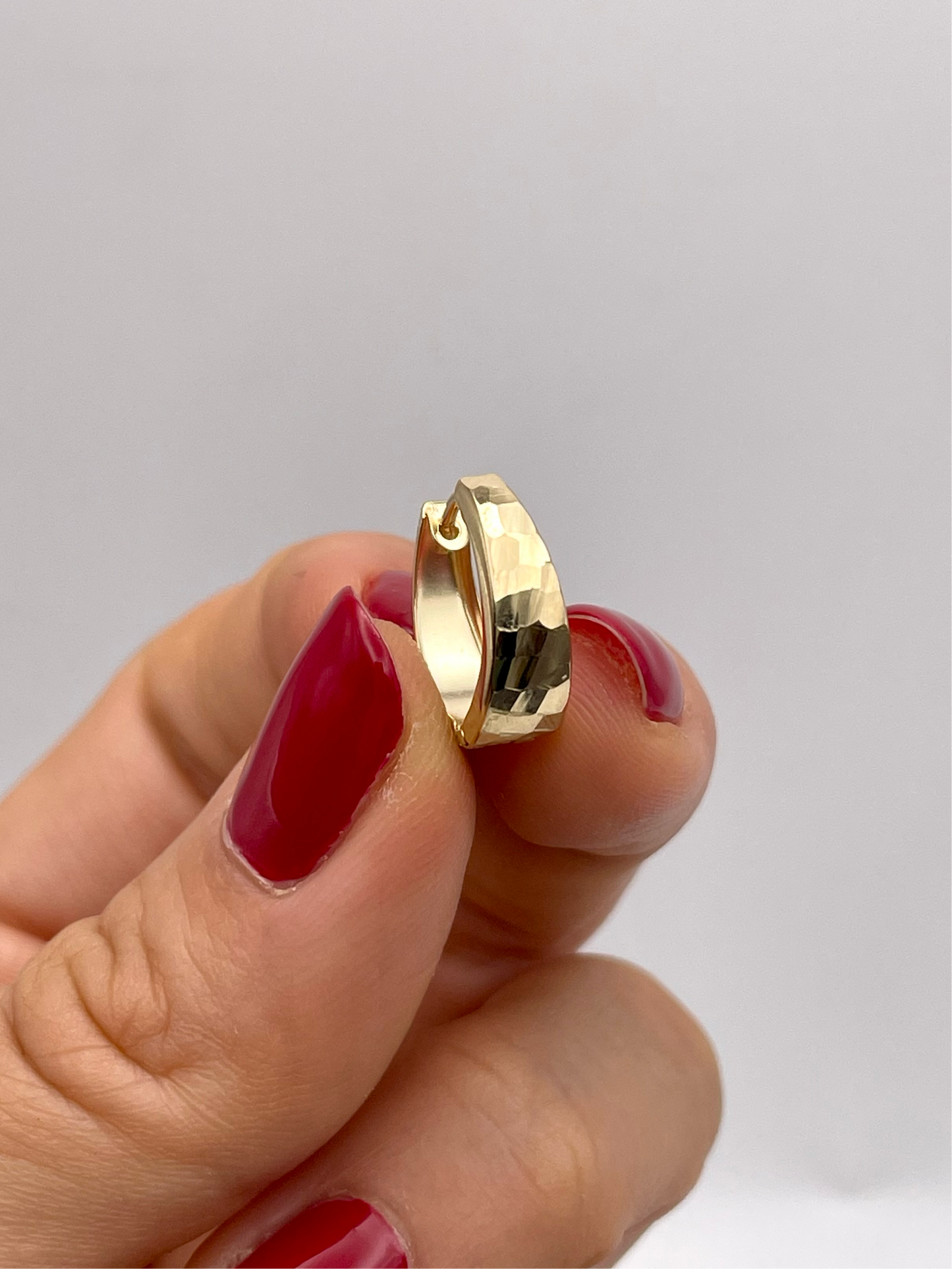 Diamond Huggies Earrings