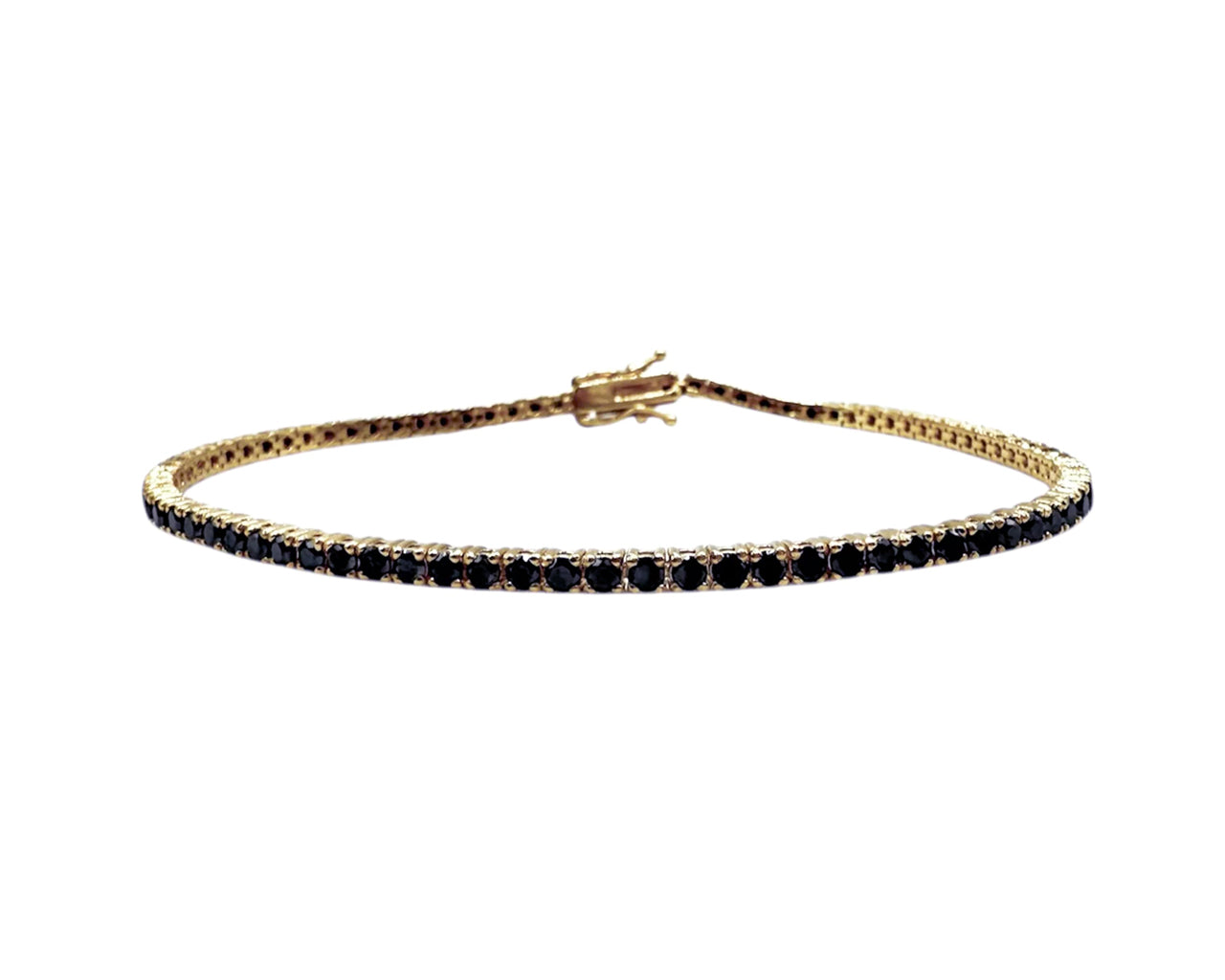 Pulsera Tennis (Diamantes negros)