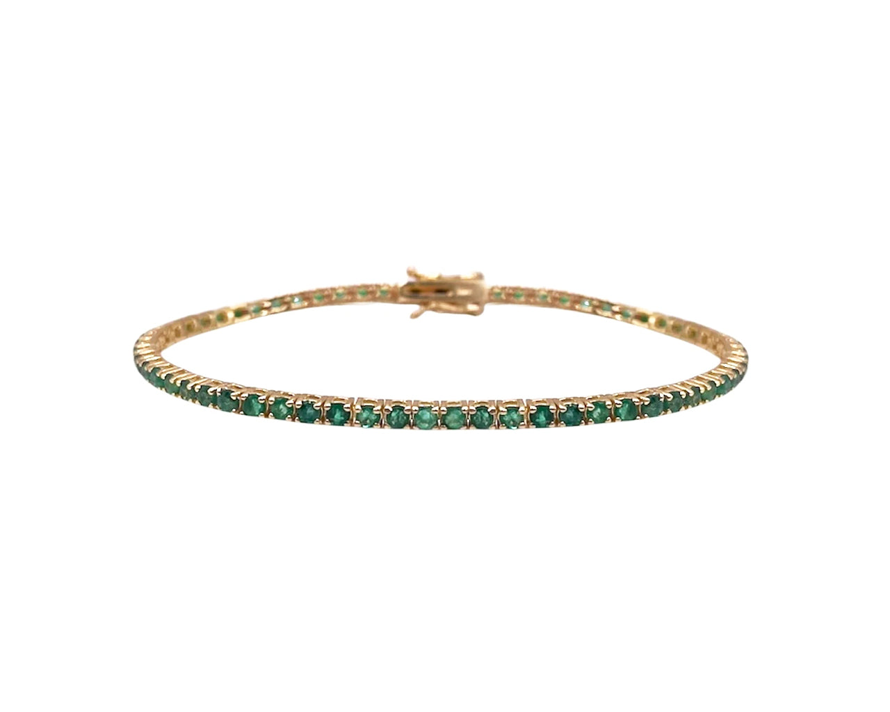 Pulsera Tennis Esmeraldas