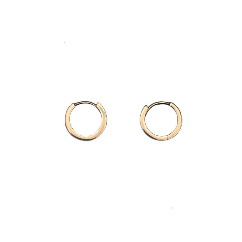 Flat huggies earrings