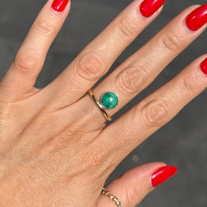 Anillo Armonía (Malaquita)