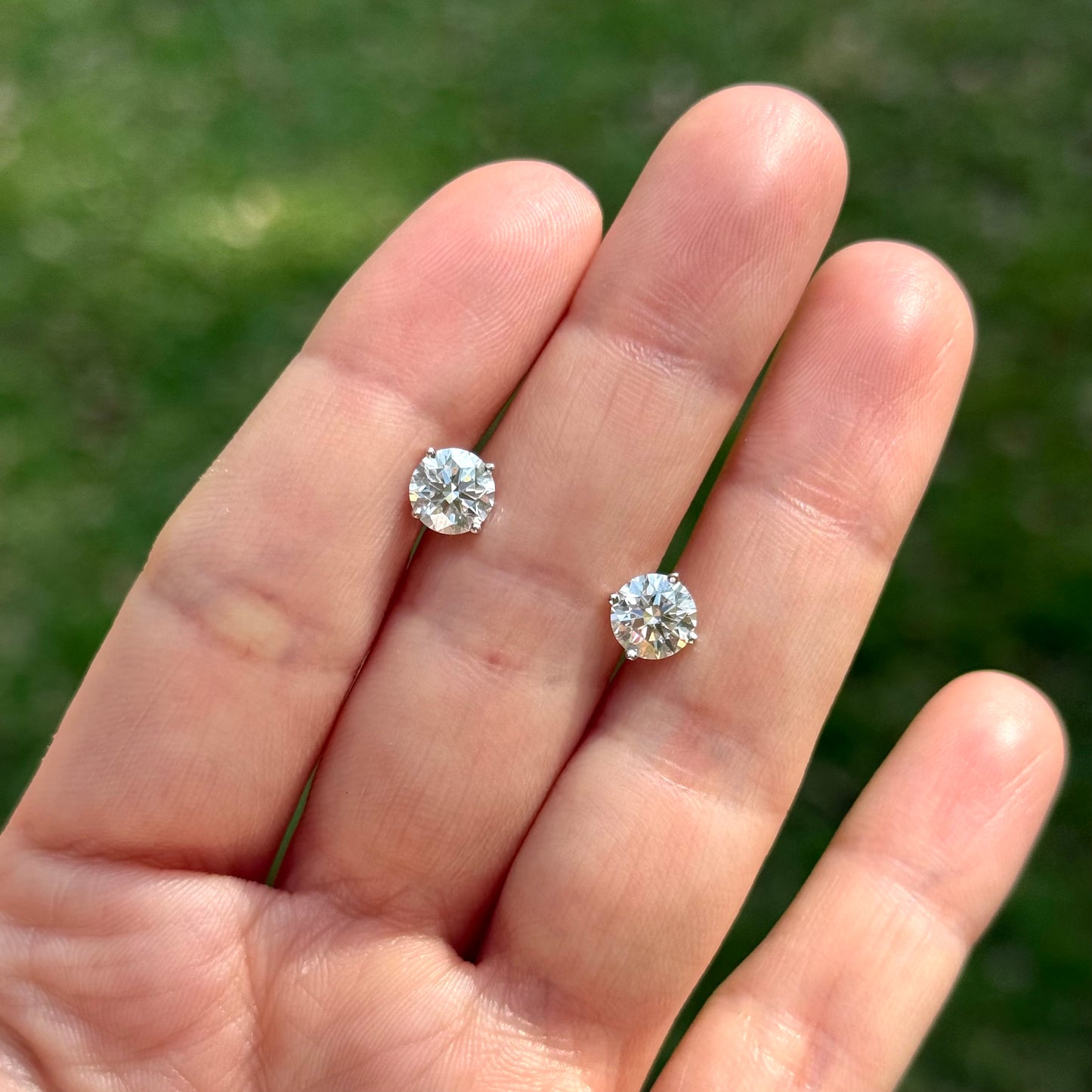 Studs de Diamantes de Laboratorio
