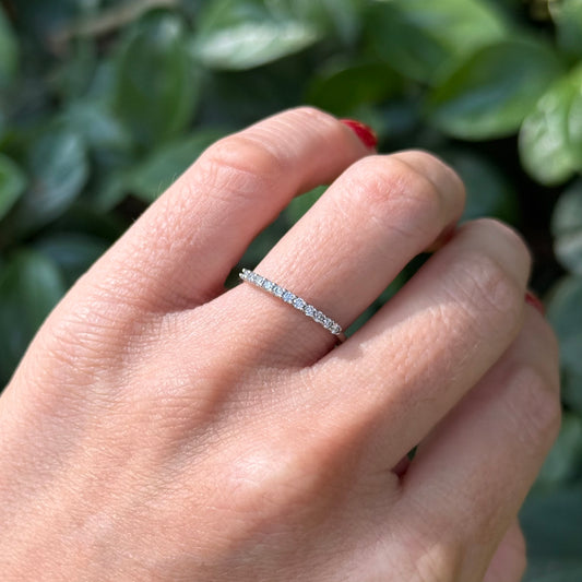 Churumbela media con moissanitas