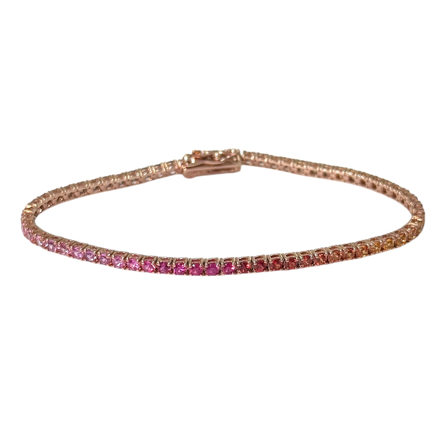 Pulsera Tennis Zafiros de colores