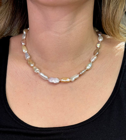 Collar Perlas de colores