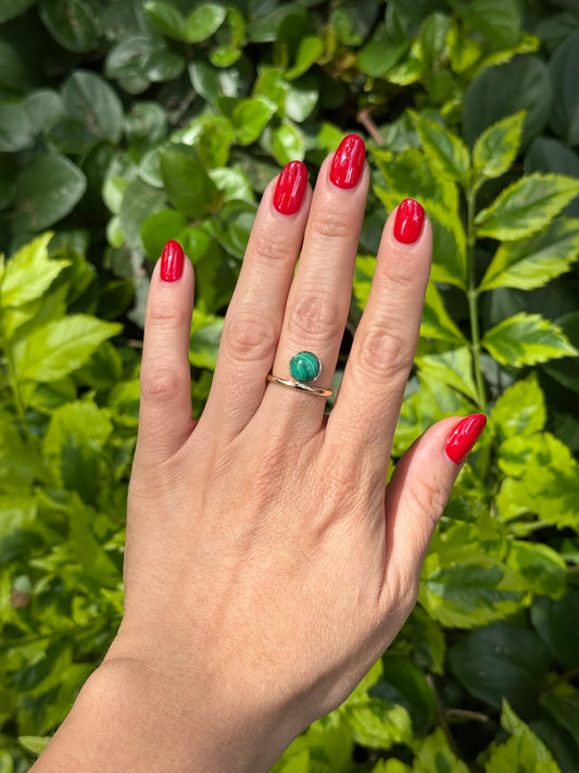 Anillo Armonía (Malaquita)