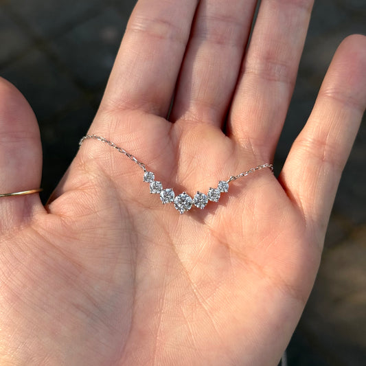 Collar de moissanitas