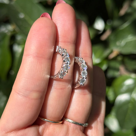 Arracadas de Moissanitas