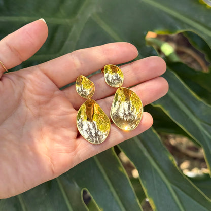 Hanging Petal Earrings (S+M)
