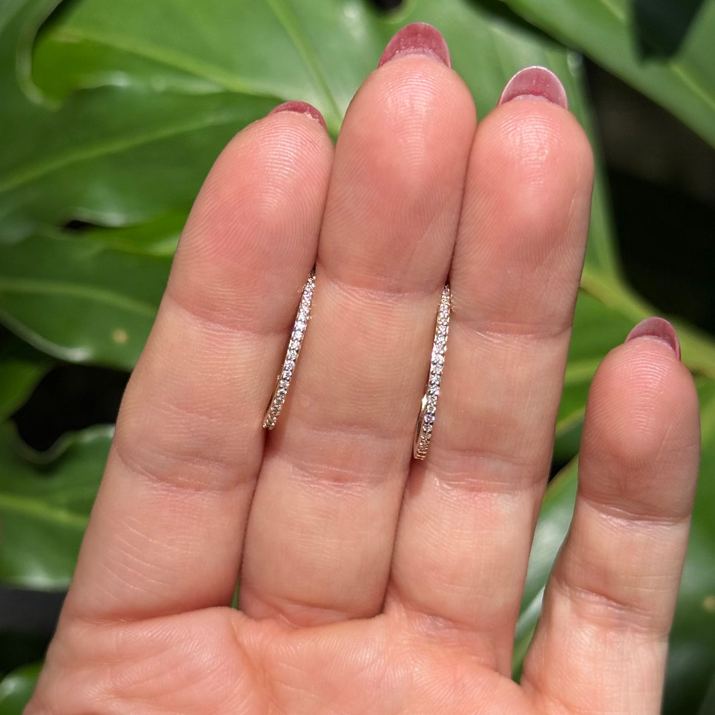 Arracadas de diamantes