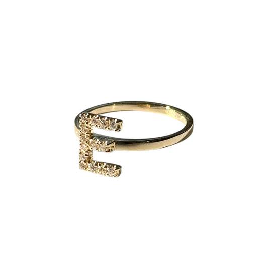 Anillo inicial  (a elegir) con diamantes