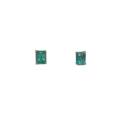 Aretes Verde Esmeralda