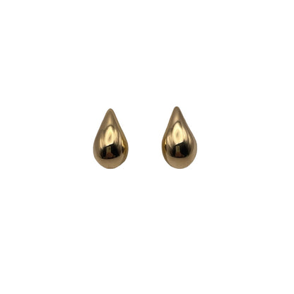 Aretes gota de oro