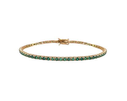 Pulsera Tennis Esmeraldas