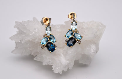 Topaz earrings