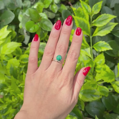 Anillo Armonía (Malaquita)